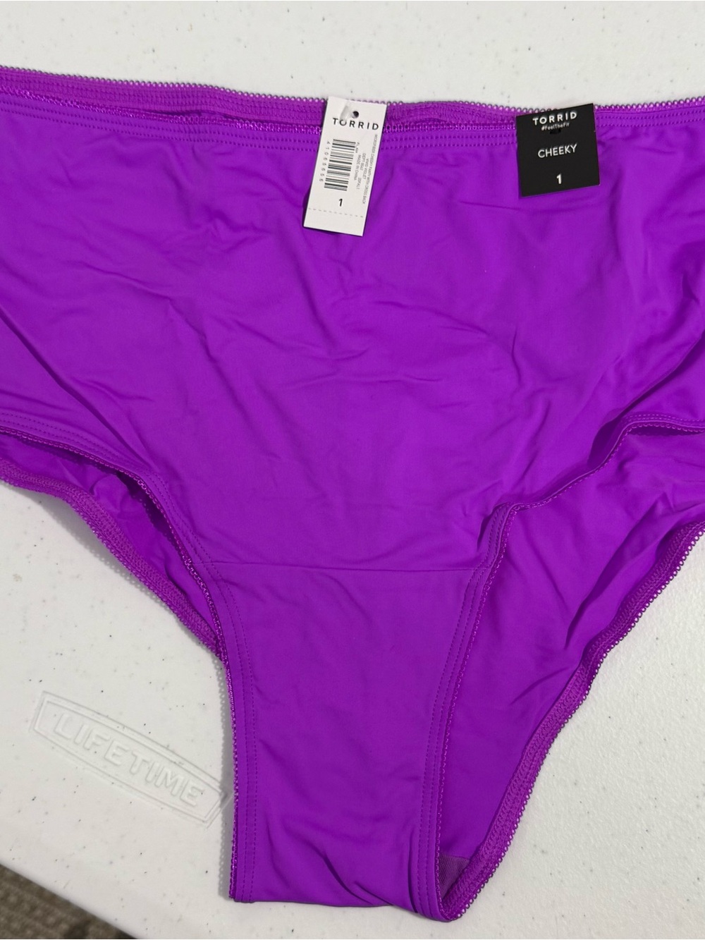 Torrid Curve crisscross back  Cheeky High-Rise Panty — Bright Purple